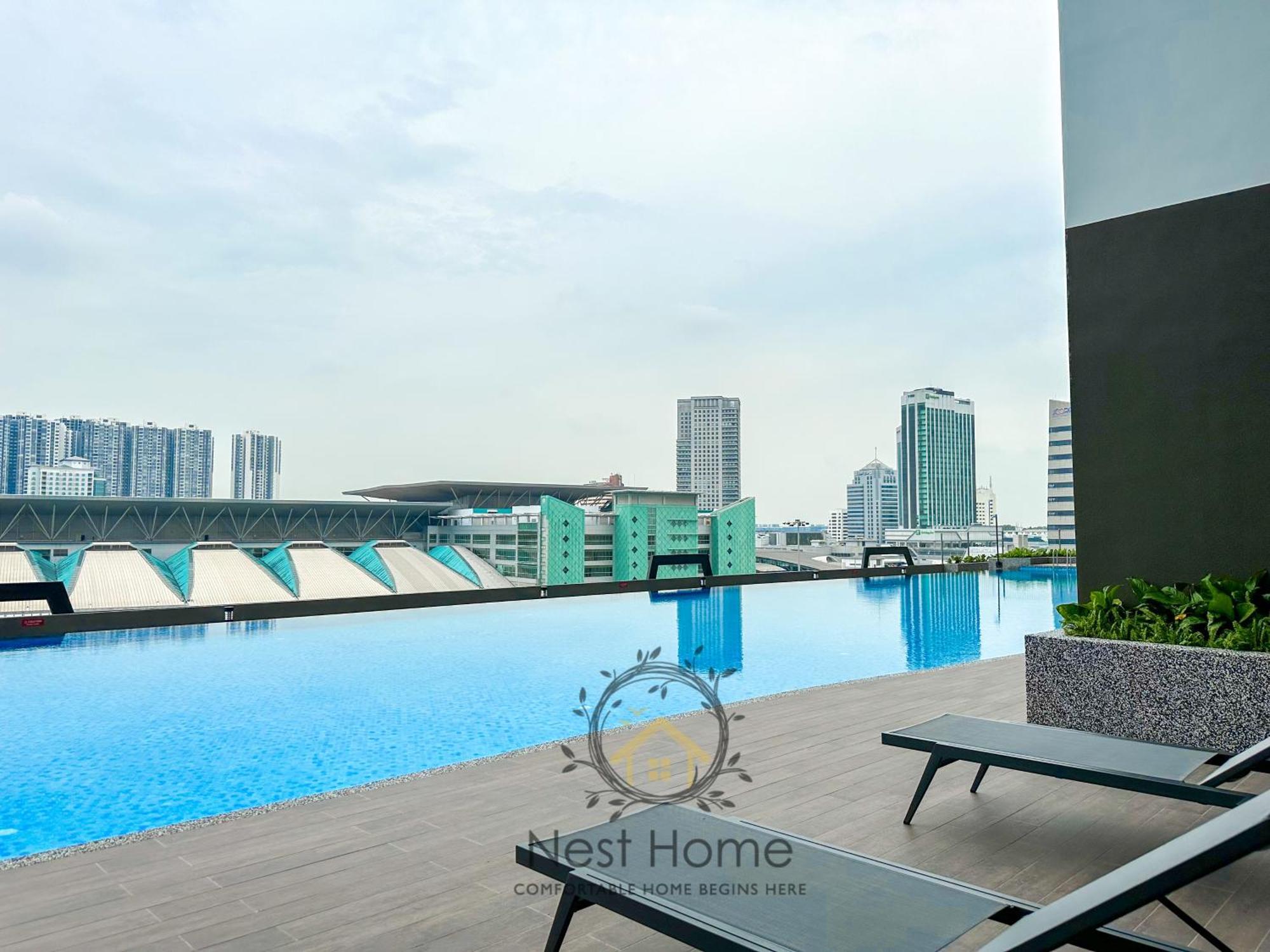 Twin Tower Residence By Nest Home【5 Mins Walk To Ciq】 Johor Bahru Eksteriør bilde